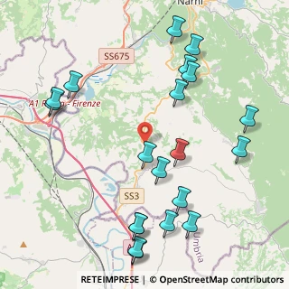 Mappa Via Flaminia, 05030 Otricoli TR, Italia (5.263)
