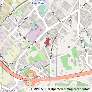 Mappa Strada Vecchia Fontanelle, 70, 65129 Pescara, Pescara (Abruzzo)