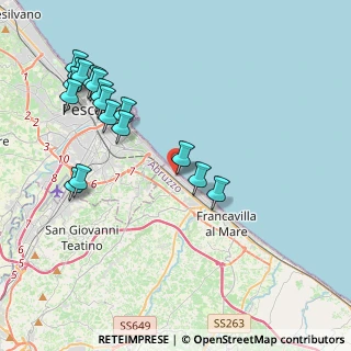 Mappa Viale Alcione Nord, 66023 Francavilla al Mare CH, Italia (4.81765)