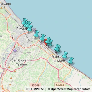 Mappa Viale Alcione Nord, 66023 Francavilla al Mare CH, Italia (3.33333)