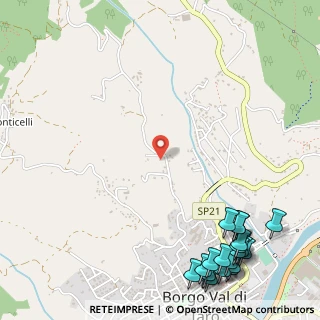 Mappa Via Santa Donna, 43043 Borgo Val di Taro PR, Italia (0.8835)