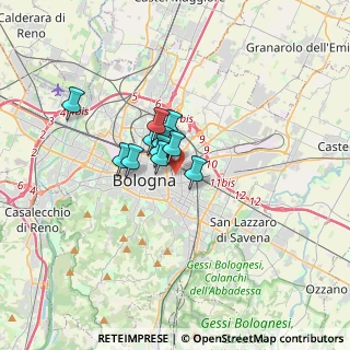 Mappa Via Oreste Regnoli, 40138 Bologna BO, Italia (1.94)