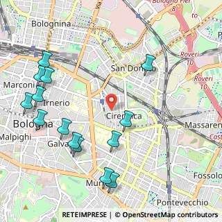 Mappa Via Oreste Regnoli, 40138 Bologna BO, Italia (1.29429)