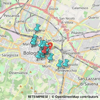 Mappa Via Oreste Regnoli, 40138 Bologna BO, Italia (1.282)