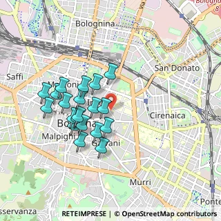 Mappa Via dei Bibiena, 40126 Bologna BO, Italia (0.8195)