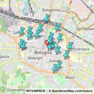 Mappa Via degli Albari, 40126 Bologna BO, Italia (0.8285)