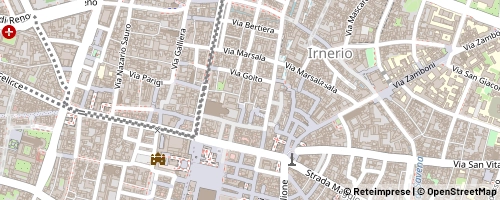 Mappa Bologne