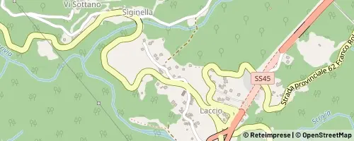 Mappa Torriglia