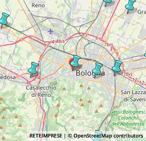 Mappa Via della Crocetta, 40134 Bologna BO, Italia (6.46727)
