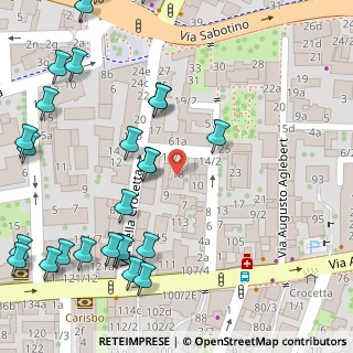 Mappa Via della Crocetta, 40134 Bologna BO, Italia (0.07692)
