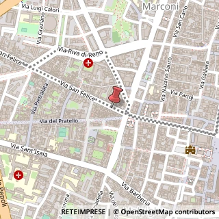 Mappa Via San Felice, 123, 40122 Bologna, Bologna (Emilia Romagna)