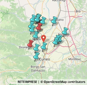 Mappa SP 188, 12020 Busca CN (11.604)