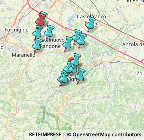 Mappa Via Paraviana, 41058 Vignola MO, Italia (5.95467)