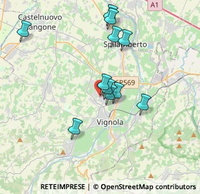 Mappa Via Paraviana, 41058 Vignola MO, Italia (3.31182)
