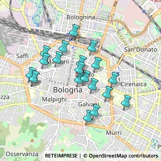 Mappa Via del Carro, 40126 Bologna BO, Italia (0.8455)