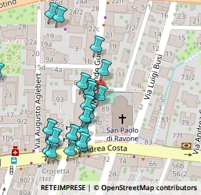 Mappa Via Olindo Guerrini, 40134 Bologna BO, Italia (0.06333)