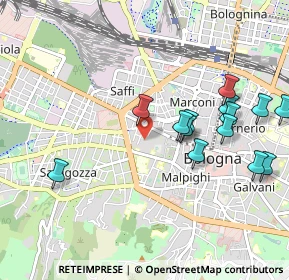Mappa Via Pietralata, 40100 Bologna BO, Italia (1.06714)