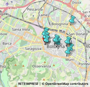 Mappa Via Pietralata, 40100 Bologna BO, Italia (1.16538)