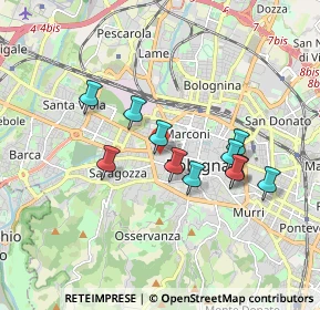 Mappa Via Pietralata, 40100 Bologna BO, Italia (1.53091)
