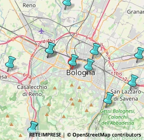 Mappa Via Pietralata, 40100 Bologna BO, Italia (5.0525)