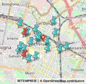 Mappa Via Sante Vincenzi, 40138 Bologna BO, Italia (0.811)