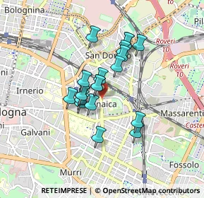 Mappa Via Sante Vincenzi, 40138 Bologna BO, Italia (0.6445)