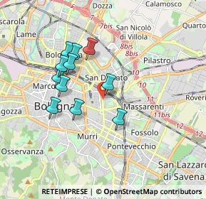 Mappa Via Sante Vincenzi, 40138 Bologna BO, Italia (1.59364)