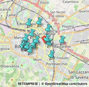 Mappa Via Sante Vincenzi, 40138 Bologna BO, Italia (1.47053)