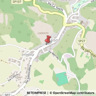 Mappa Via g.b. toschi 41, 42031 Baiso, Reggio nell'Emilia (Emilia Romagna)