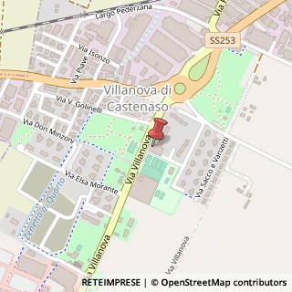 Mappa Via Villanova, 4/D, 40055 Castenaso, Bologna (Emilia Romagna)