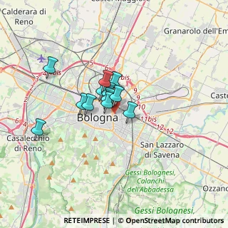 Mappa Via Antonio Zanolini, 40126 Bologna BO, Italia (2.17667)