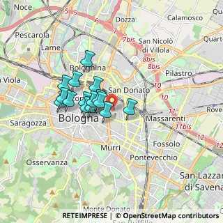 Mappa Via Antonio Zanolini, 40126 Bologna BO, Italia (1.27467)
