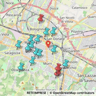 Mappa Via Antonio Zanolini, 40126 Bologna BO, Italia (1.96294)