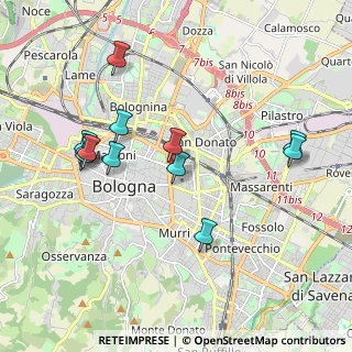 Mappa Via Antonio Zanolini, 40126 Bologna BO, Italia (1.99417)