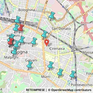 Mappa Via Antonio Zanolini, 40126 Bologna BO, Italia (1.43471)