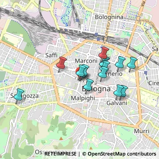 Mappa Galleria del Toro, 40123 Bologna BO, Italia (0.74929)