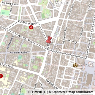 Mappa Via G. Marconi, 2, 40122 Bologna, Bologna (Emilia Romagna)