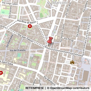 Mappa Via Ugo Bassi, 31/F, 40121 Bologna, Bologna (Emilia Romagna)