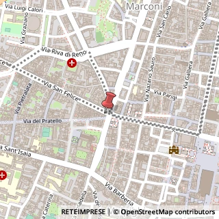 Mappa Via San Felice, 2, 40122 Imola, Bologna (Emilia Romagna)