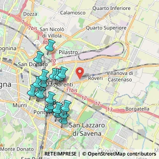 Mappa Via Agostino Barelli, 40138 Bologna BO, Italia (2.2725)