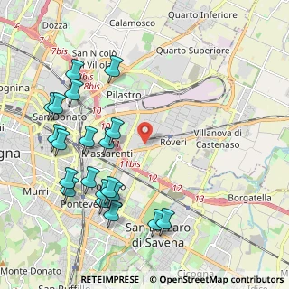 Mappa Via Agostino Barelli, 40138 Bologna BO, Italia (2.449)