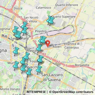 Mappa Via Agostino Barelli, 40138 Bologna BO, Italia (2.41737)