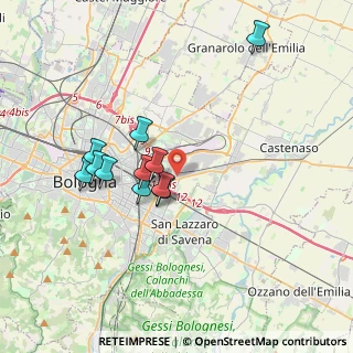 Mappa Via Agostino Barelli, 40138 Bologna BO, Italia (3.27273)