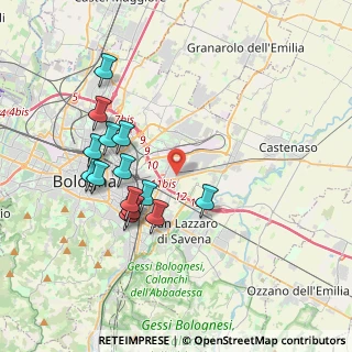 Mappa Via Agostino Barelli, 40138 Bologna BO, Italia (3.72571)