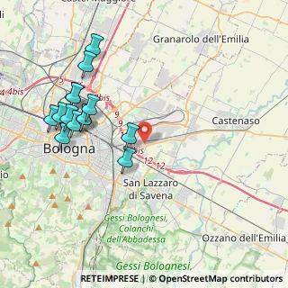 Mappa Via Agostino Barelli, 40138 Bologna BO, Italia (4.41786)