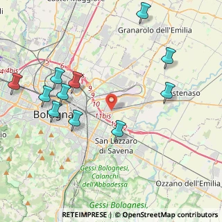 Mappa Via Agostino Barelli, 40138 Bologna BO, Italia (4.81182)