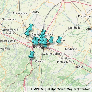 Mappa Via Agostino Barelli, 40138 Bologna BO, Italia (8.48438)