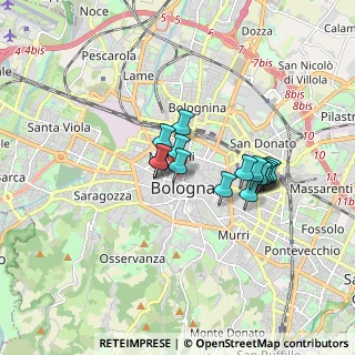 Mappa Via Dè Gessi, 40100 Bologna BO, Italia (1.26125)