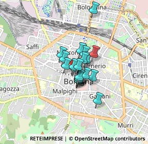 Mappa Via Calcavinazzi, 40121 Bologna BO, Italia (0.4375)