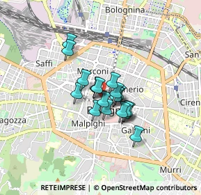 Mappa Via Dè Gessi, 40100 Bologna BO, Italia (0.498)